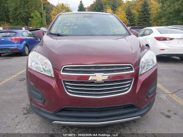 12716672 :رقم المزاد ، 3GNCJPSB6GL195947 vin ، 2016 Chevrolet Trax 1lt مزاد بيع