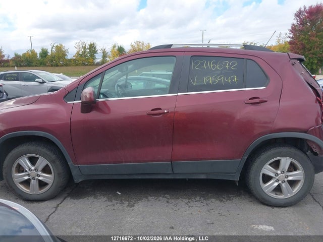 12716672 :رقم المزاد ، 3GNCJPSB6GL195947 vin ، 2016 Chevrolet Trax 1lt مزاد بيع