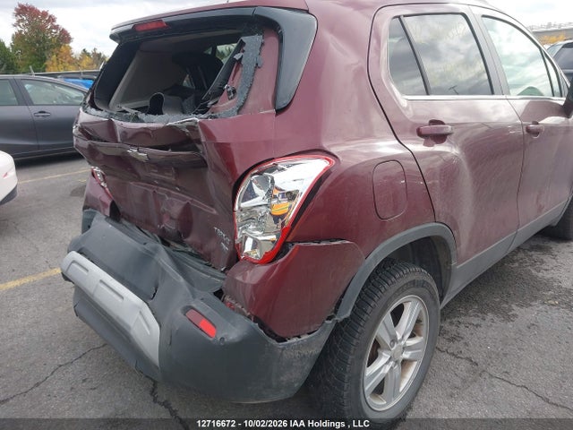 12716672 :رقم المزاد ، 3GNCJPSB6GL195947 vin ، 2016 Chevrolet Trax 1lt مزاد بيع