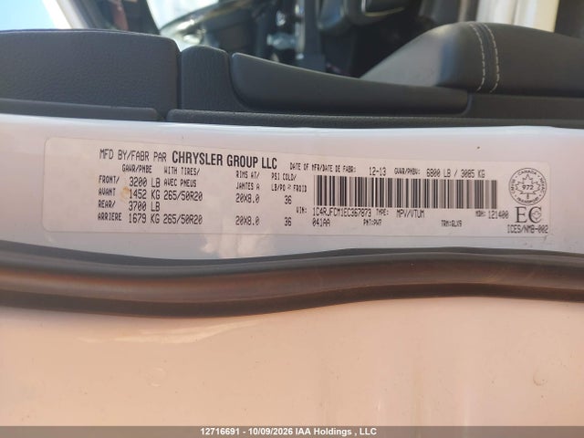 Jeep Grand Cherokee 2014 1C4RJFCM1EC367873 Image 19