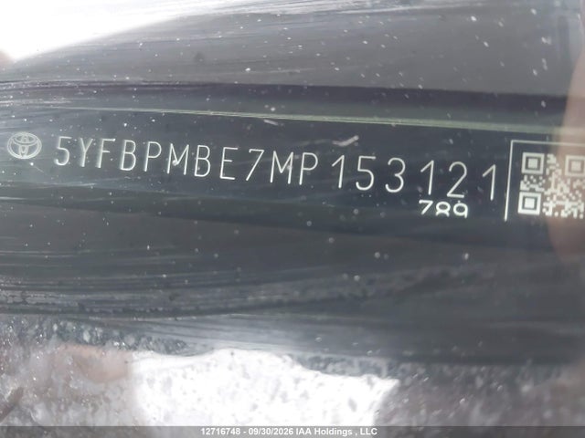 Toyota COROLLA LE 2021 5YFBPMBE7MP153121 Image 19
