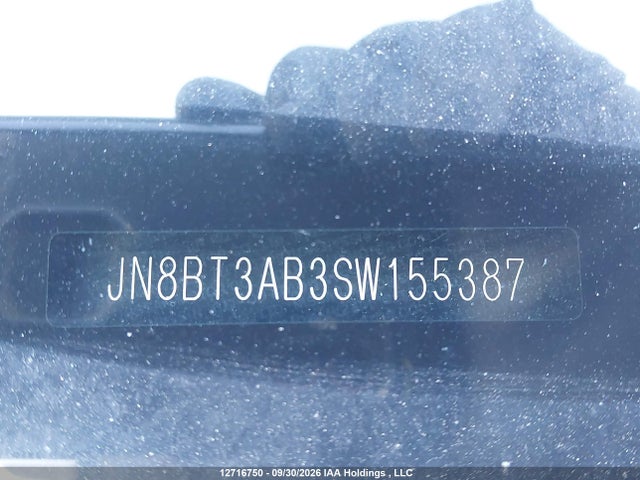 12716750 :رقم المزاد ، JN8BT3AB3SW155387 vin ، 2025 Nissan Rogue S مزاد بيع