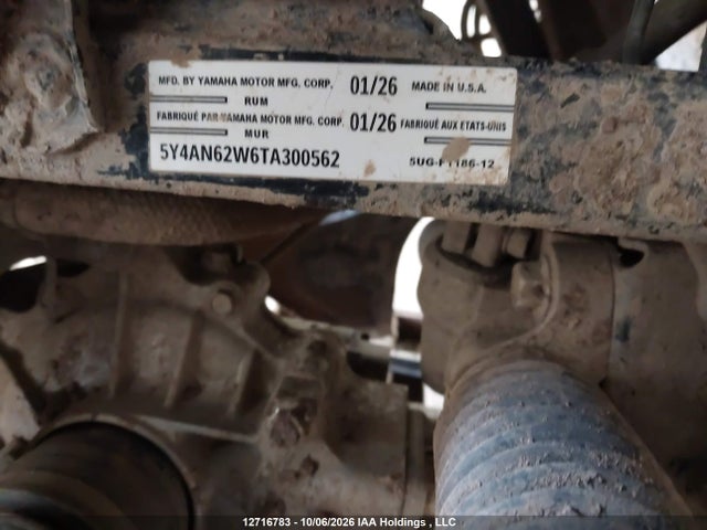 Продажа на аукционе авто 2026 Yamaha Yxf1000, vin: 5Y4AN62W6TA300562, номер лота: 12716783