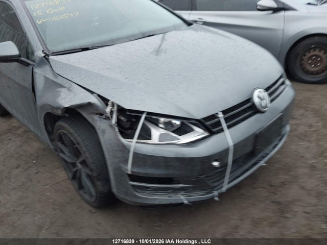 Aukcja sprzedaży 2015 Volkswagen Golf 1.8 Tsi Comfortline/1.8 Tsi Highline/1.8 Tsi Trendline, vin: 3VW117AU9FM082597, numer aukcji: 12716839