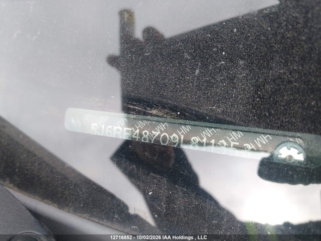 Продажа на аукционе авто 2009 Honda Cr-v Exl, vin: 5J6RE48709L811353, номер лота: 12716852