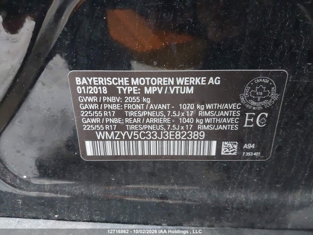 WMZYV5C33J3E82389 Mini Countryman Cooper