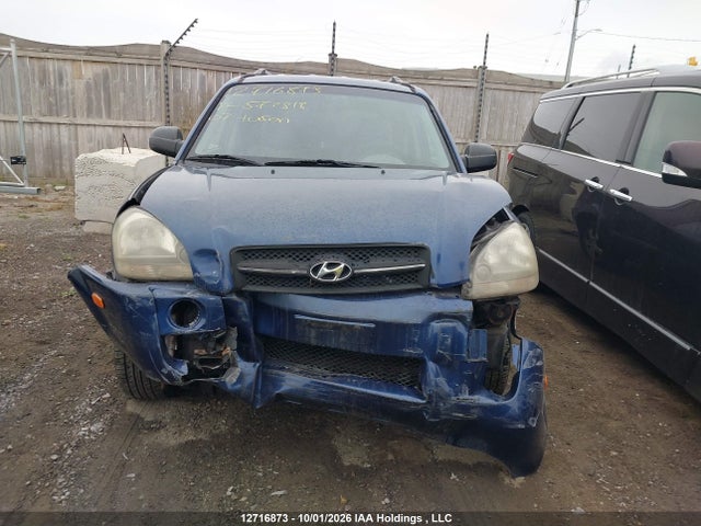 12716873 :رقم المزاد ، KM8JM12BX7U572818 vin ، 2007 Hyundai Tucson Gls مزاد بيع