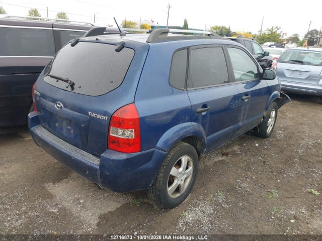 12716873 :رقم المزاد ، KM8JM12BX7U572818 vin ، 2007 Hyundai Tucson Gls مزاد بيع