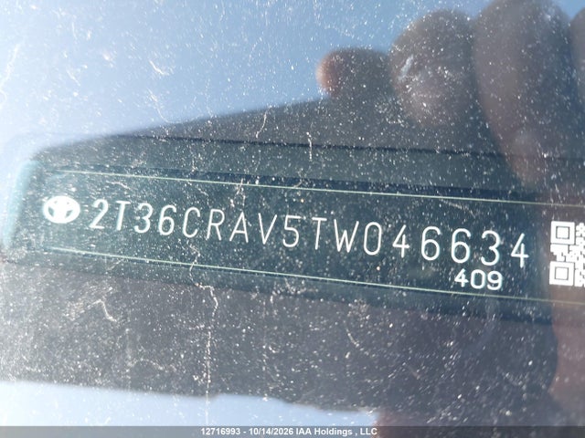 2T36CRAV5TW046634 Toyota Rav4 Le/xle Premium/woodland/se/xse/limited