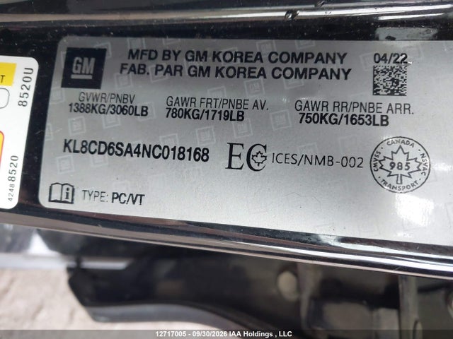 Chevrolet SPARK 1LT 2022 KL8CD6SA4NC018168 Image 19