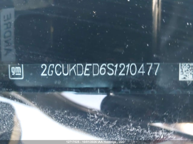 2025 Chevrolet Silverado K1500 Lt მანქანა იყიდება აუქციონზე, vin: 2GCUKDED6S1210477, აუქციონის ნომერი: 12717025