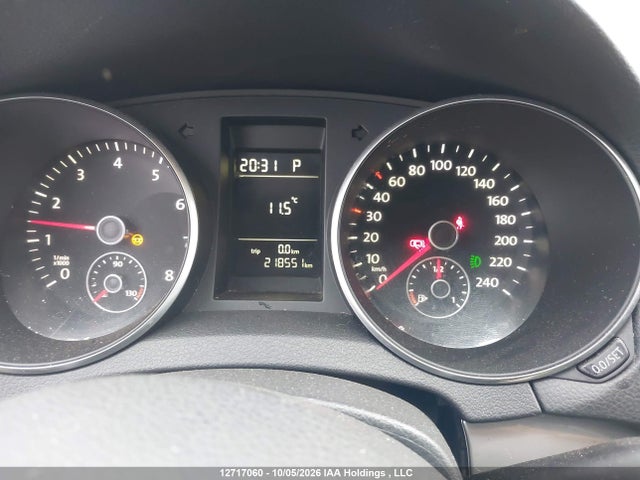 12717060 :رقم المزاد ، WVWDA7AJ8AW201593 vin ، 2010 Volkswagen Golf 2.5l Comfortline/2.5l Highline/2.5l Trendline مزاد بيع