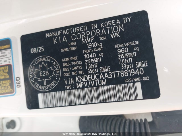 KIA SELTOS S 2026 KNDEUCAA3T7881940 Image 9