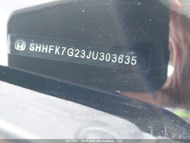 SHHFK7G23JU303635 Honda Civic