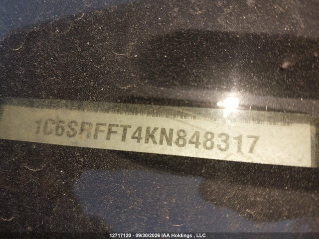 Aukcja sprzedaży 2019 Ram 1500 Big Horn/lone Star, vin: 1C6SRFFT4KN848317, numer aukcji: 12717120