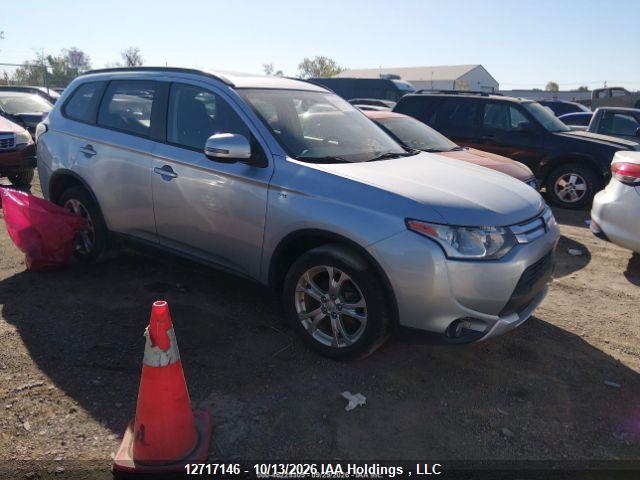 12717146 :رقم المزاد ، JA4JZ3AXXFZ601535 vin ، 2015 Mitsubishi Outlander Se مزاد بيع