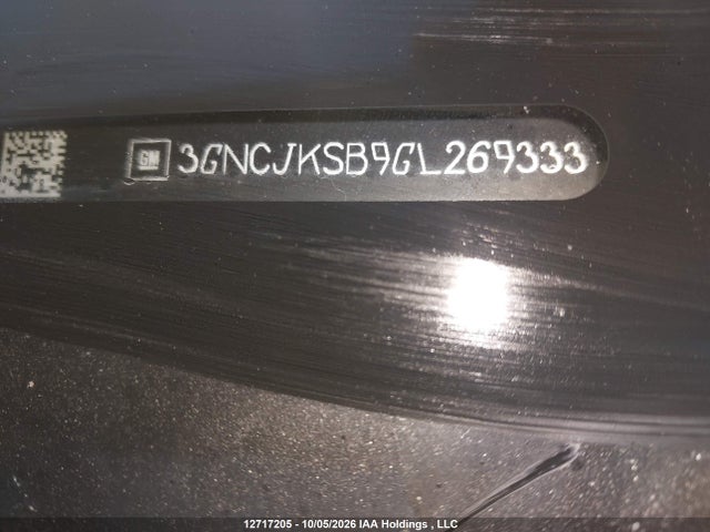 Продаж на аукціоні авто 2016 Chevrolet Trax Ls, vin: 3GNCJKSB9GL269333, номер лоту: 12717205