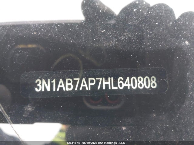 12641674 :رقم المزاد ، 3N1AB7AP7HL640808 vin ، 2017 Nissan Sentra 1.8 S/1.8 Sl/1.8 Sv مزاد بيع