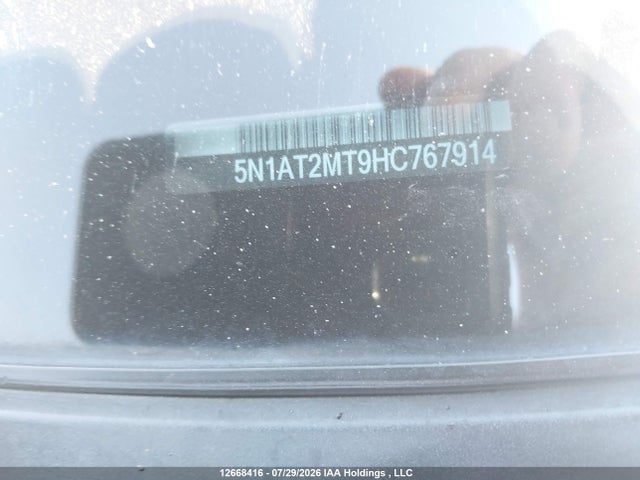 12668416 :رقم المزاد ، 5N1AT2MT9HC767914 vin ، 2017 Nissan Rogue S/sv مزاد بيع