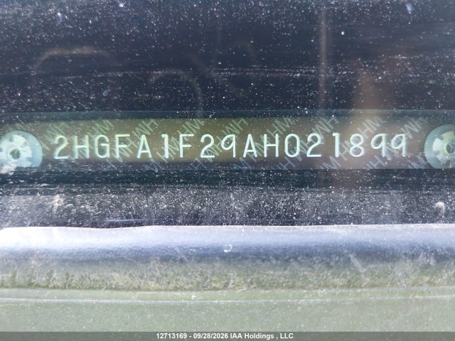 Продажа на аукционе авто 2010 Honda Civic Dx/dx-a, vin: 2HGFA1F29AH021899, номер лота: 12713169