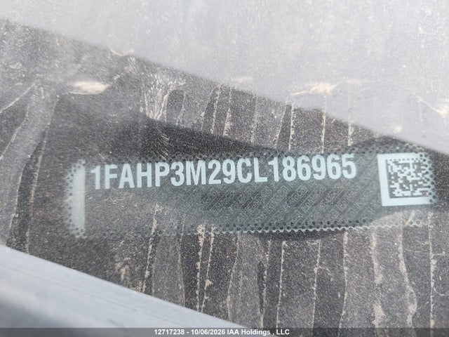 Продаж на аукціоні авто 2012 Ford Focus Sel, vin: 1FAHP3M29CL186965, номер лоту: 12717238