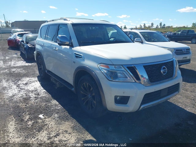 2017 Nissan Armada Platinum/sl მანქანა იყიდება აუქციონზე, vin: JN8AY2NC8H9504822, აუქციონის ნომერი: 12717265