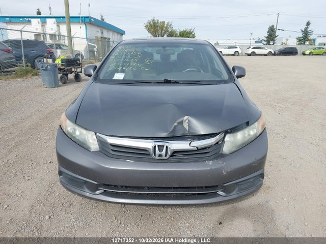 2012 Honda Civic Lx მანქანა იყიდება აუქციონზე, vin: 2HGFB2F54CH001625, აუქციონის ნომერი: 12717352