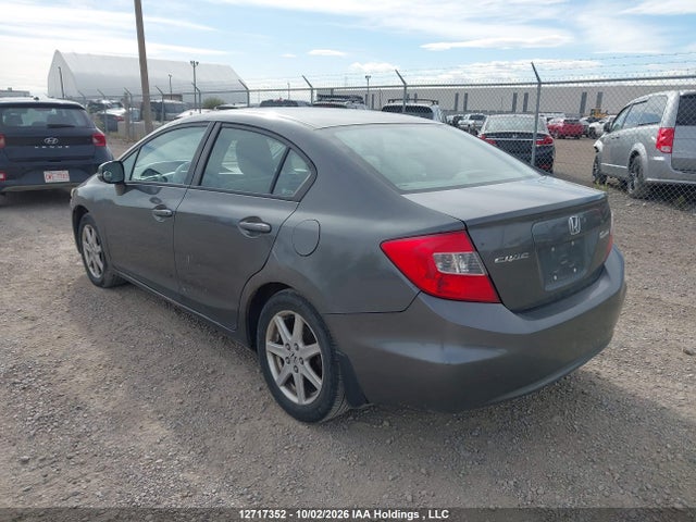2012 Honda Civic Lx მანქანა იყიდება აუქციონზე, vin: 2HGFB2F54CH001625, აუქციონის ნომერი: 12717352