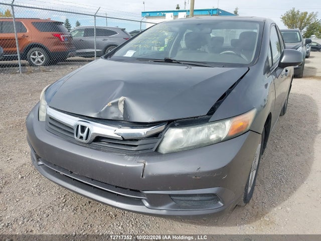 2012 Honda Civic Lx მანქანა იყიდება აუქციონზე, vin: 2HGFB2F54CH001625, აუქციონის ნომერი: 12717352