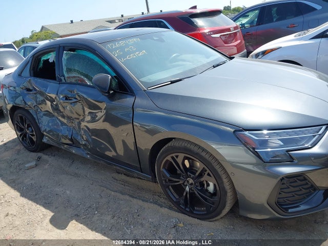 2025 Audi A3 40 Technik მანქანა იყიდება აუქციონზე, vin: WAUMUCGY9SA051509, აუქციონის ნომერი: 12684394