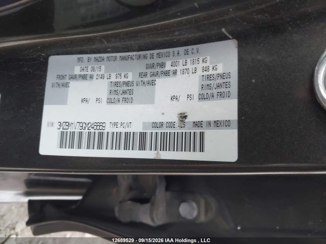 2016 Mazda Mazda3 Gs მანქანა იყიდება აუქციონზე, vin: 3MZBM1V79GM246669, აუქციონის ნომერი: 12689529