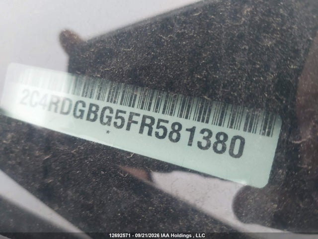 Продаж на аукціоні авто 2015 Dodge Grand Caravan Se/sxt, vin: 2C4RDGBG5FR581380, номер лоту: 12692571