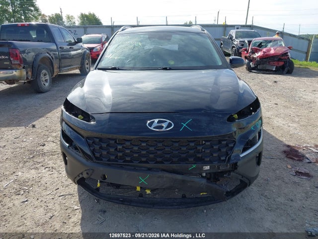 12697523 :رقم المزاد ، KM8K6CABXNU873288 vin ، 2022 Hyundai Kona Preferred Awd With Sun And Leather Package مزاد بيع