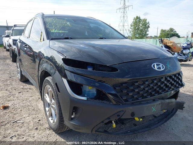 12697523 :رقم المزاد ، KM8K6CABXNU873288 vin ، 2022 Hyundai Kona Preferred Awd With Sun And Leather Package مزاد بيع