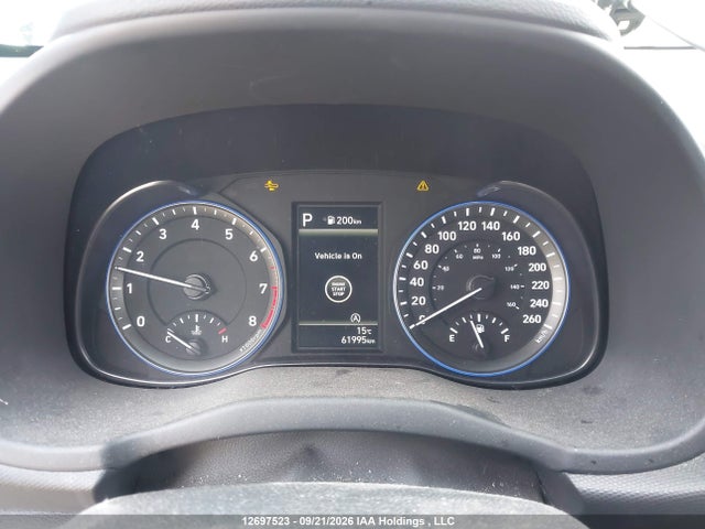 12697523 :رقم المزاد ، KM8K6CABXNU873288 vin ، 2022 Hyundai Kona Preferred Awd With Sun And Leather Package مزاد بيع