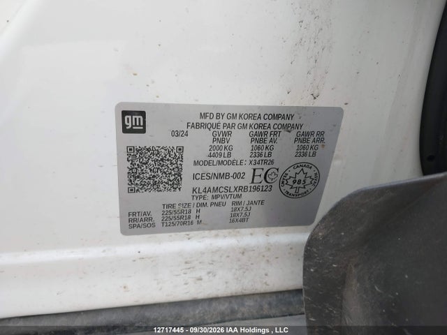 Aukcja sprzedaży 2024 Buick Encore Gx Preferred Awd, vin: KL4AMCSLXRB196123, numer aukcji: 12717445