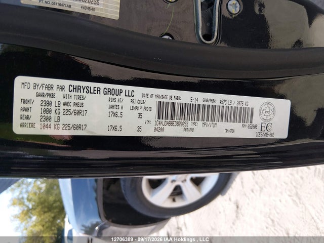 Продаж на аукціоні авто 2014 Jeep Compass Sport/north, vin: 1C4NJDAB8ED820255, номер лоту: 12706389