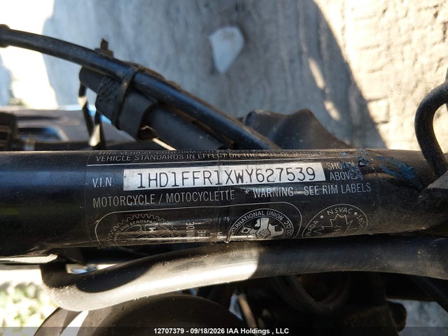 Продажа на аукционе авто 1998 Harley-davidson Flhtci, vin: 1HD1FFR1XWY627539, номер лота: 12707379