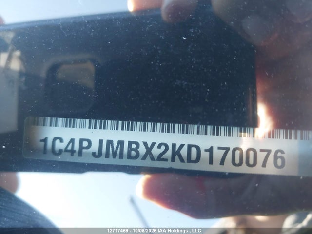 Aukcja sprzedaży 2019 Jeep Cherokee Trailhawk, vin: 1C4PJMBX2KD170076, numer aukcji: 12717469