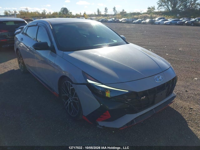 12717532 :رقم المزاد ، KMHLW4AK9NU006619 vin ، 2022 Hyundai Elantra N Dct مزاد بيع