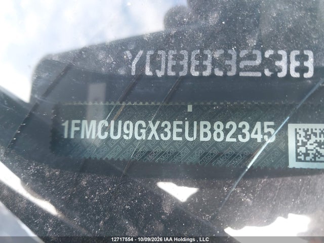 1FMCU9GX3EUB82345 Ford Escape