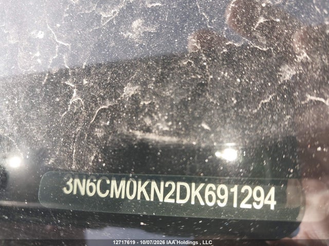 2013 Nissan Nv200 S/sv მანქანა იყიდება აუქციონზე, vin: 3N6CM0KN2DK691294, აუქციონის ნომერი: 12717619