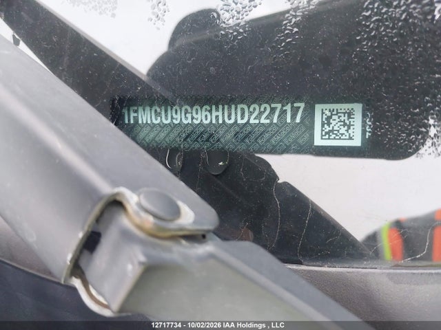 12717734 :رقم المزاد ، 1FMCU9G96HUD22717 vin ، 2017 Ford Escape Se مزاد بيع