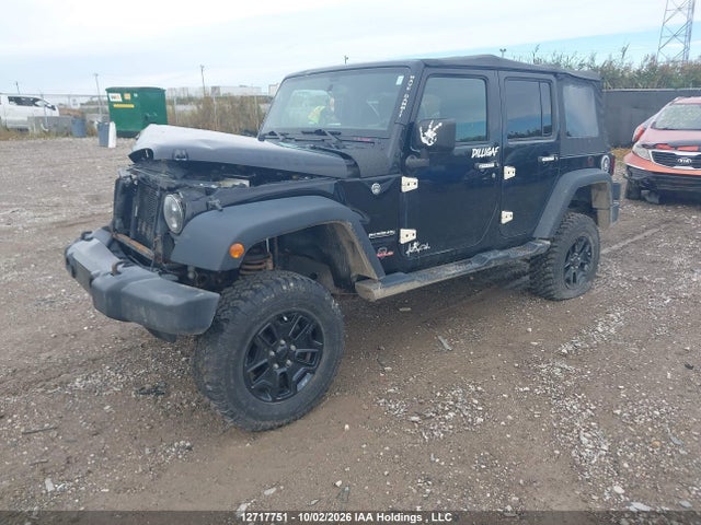 12717751 :رقم المزاد ، 1C4BJWDG1JL846170 vin ، 2018 Jeep Wrangler Unlimited Sport مزاد بيع