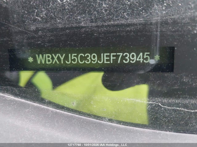 12717760 :رقم المزاد ، WBXYJ5C39JEF73945 vin ، 2018 Bmw X2 Xdrive28i مزاد بيع