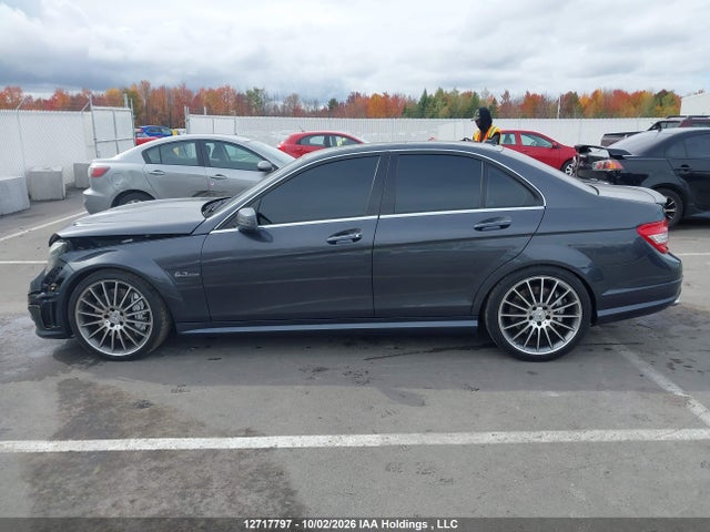 12717797 :رقم المزاد ، WDDGF7HB8AF454996 vin ، 2010 Mercedes-benz C 63 Amg مزاد بيع
