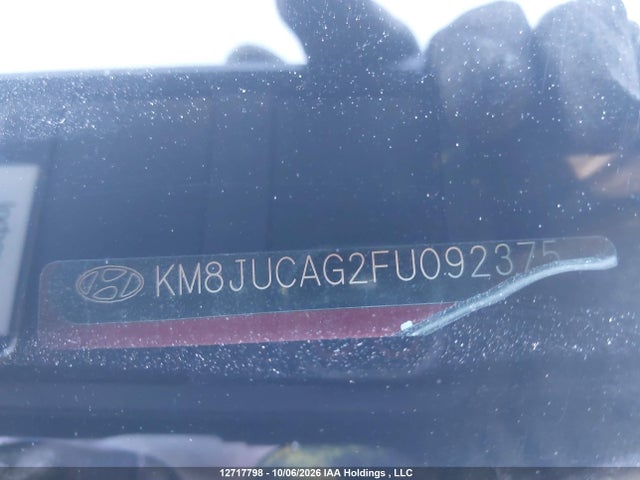 2015 Hyundai Tucson Gls მანქანა იყიდება აუქციონზე, vin: KM8JUCAG2FU092375, აუქციონის ნომერი: 12717798