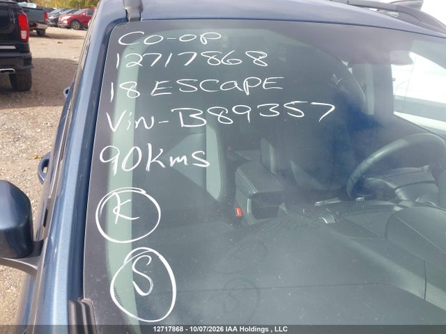 12717868 :رقم المزاد ، 1FMCU9GD1JUB89357 vin ، 2018 Ford Escape Se مزاد بيع
