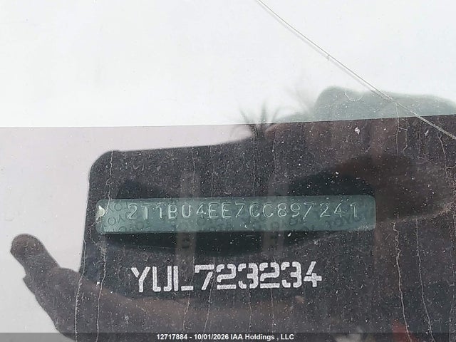 Aukcja sprzedaży 2012 Toyota Corolla Ce, vin: 2T1BU4EE7CC897241, numer aukcji: 12717884