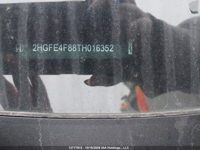 12717915 :رقم المزاد ، 2HGFE4F88TH016352 vin ، 2026 Honda Civic مزاد بيع